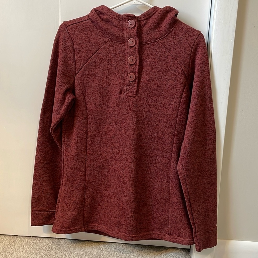 Columbia quarter button hoodie